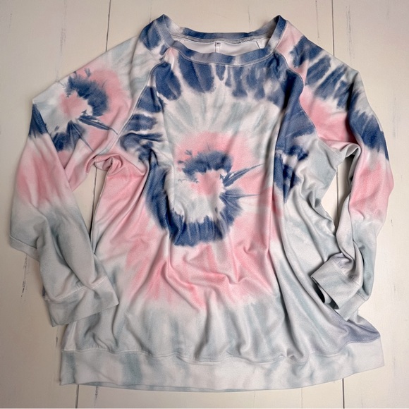 Sweaters - Tie dye print lightweight sweatshirt XL